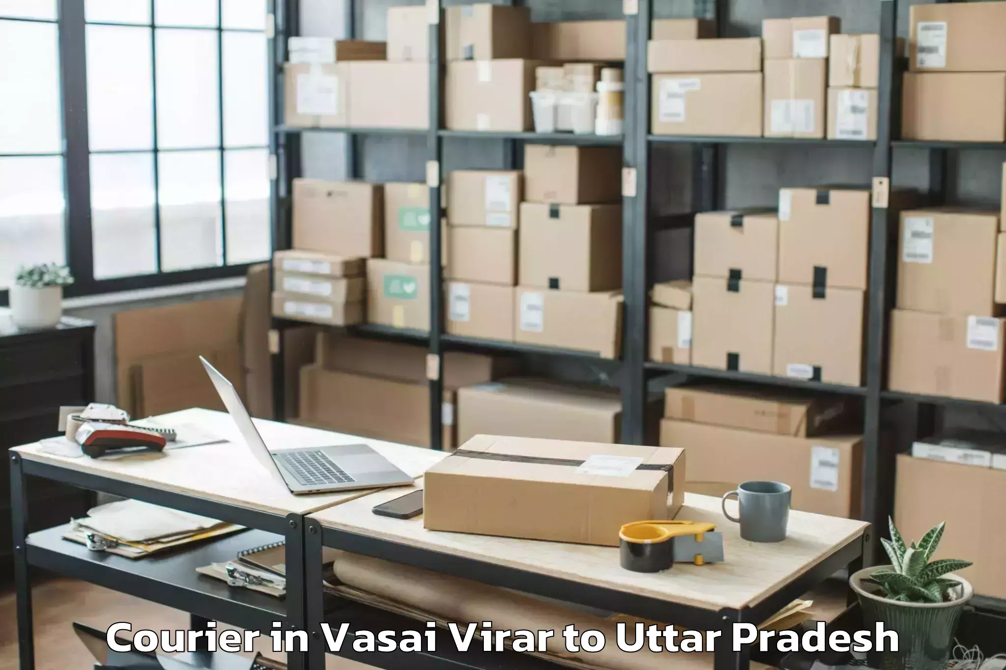 Quality Vasai Virar to Bidhuna Courier